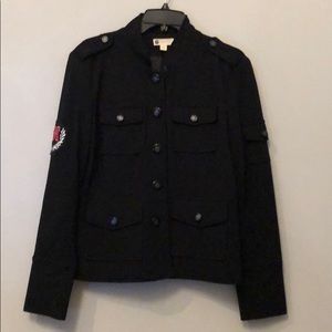 Meesh & Mia Nebraska Military Jacket Black - M